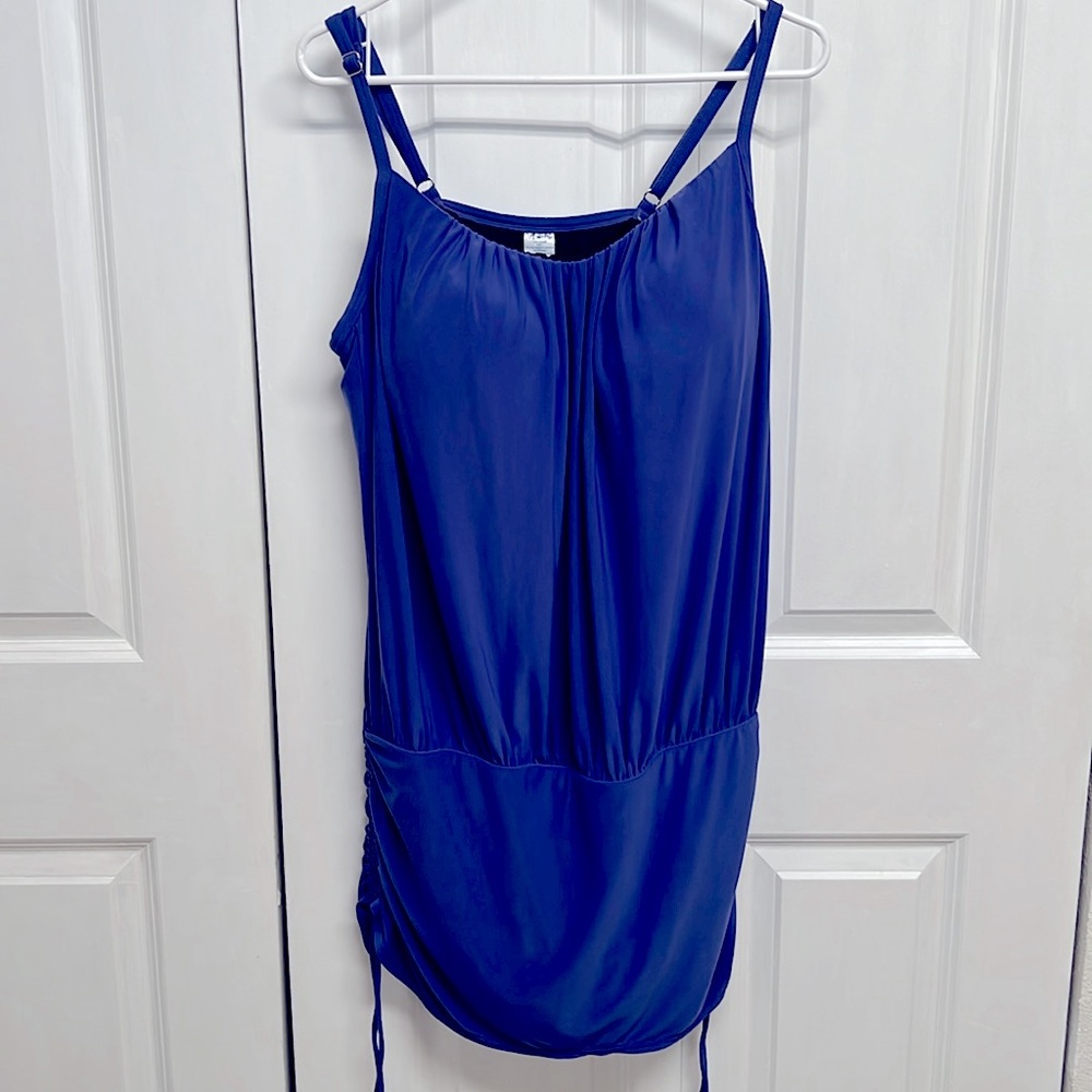 Venus Royal Blue Swimsuit Dress Plus Size 24